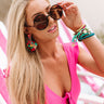 Cover Star Tortoiseshell Round Sunnies Image - 1