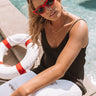 Mimosa Party Cat Eye Sunnies in Red Image - 1