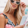 Mimosa Party Cat Eye Sunnies in Blush Image - 1