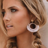 Toasting In Tahiti Earrings In Dusty Purple Image - 1