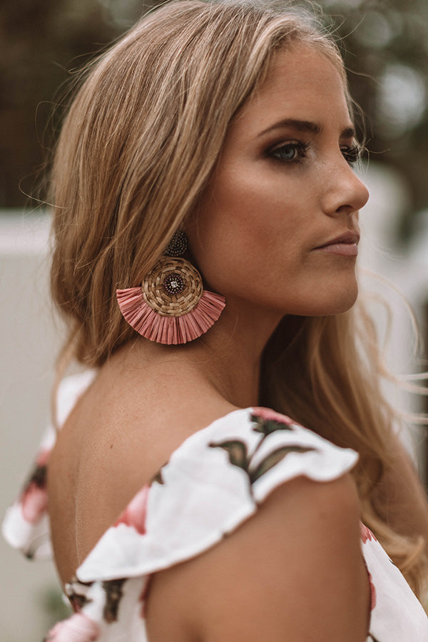 Waikiki Sunsets Earrings In Pink
