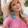 Caribbean Crush Earrings In Turquoise Image - 1