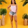 Honolulu Happy Hour Shift Tank In Lavender Image - 1