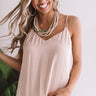 Sunkissed Casual Shift Tank In Iced Latte Image - 1
