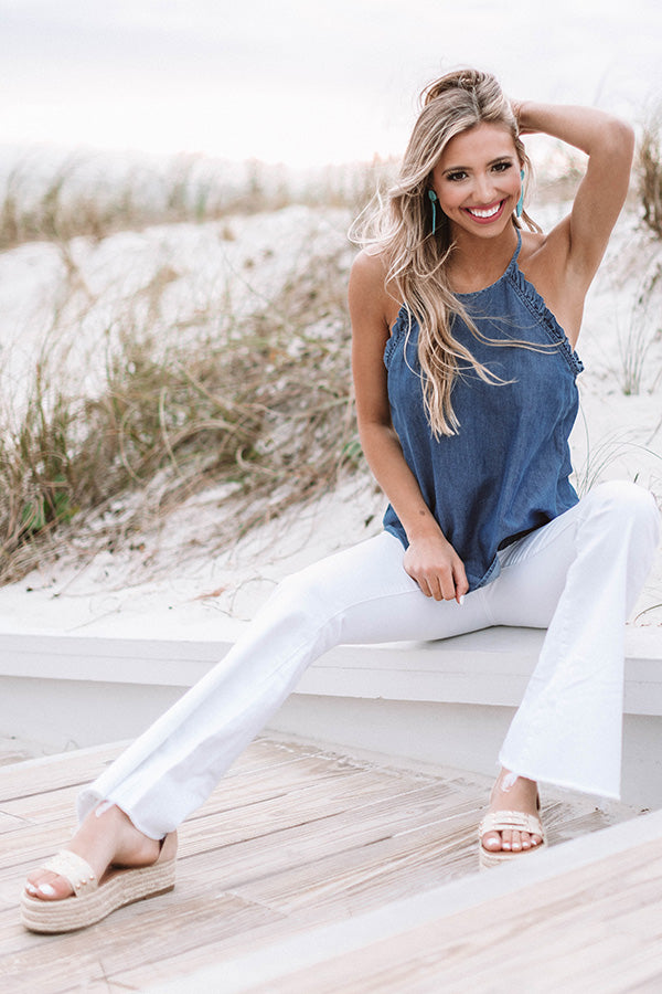 Paradise Point Chambray Tank