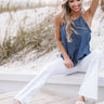 Paradise Point Chambray Tank Image - 1