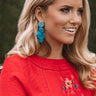 Malibu Kisses Earrings In Ocean Blue Image - 1