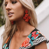 Malibu Kisses Earrings In Tangerine Image - 1