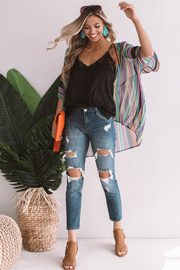 Full Of Sunshine Stripe Overlay
