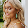 Shorelines And Spritzers Hoop Earrings Image - 1