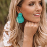 Long Beach Bliss Earrings In Turquoise Image - 1