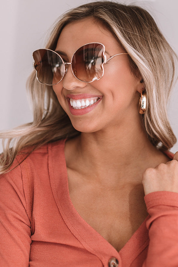 Infinite Sunshine Sunnies In Brown