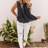 Swoonworthy Eyelet Top in Navy Image - 1