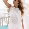 Swoonworthy Eyelet Top in White Image - 1