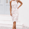 Wine And Roses Crochet Dress Image - 1