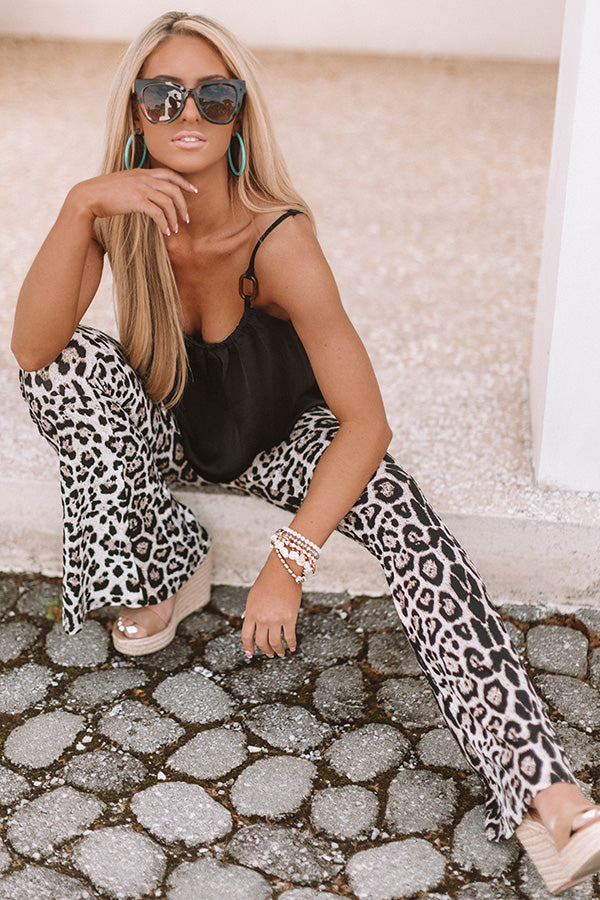 Leopard Love Flare Pants Image - 2