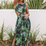 Maui Mindset Cutout Maxi in Green Image - 1