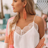 In Good Company Tassel Earrings In Blooming Dahlia Image - 1