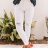The Leighton High Waist Distressed Skinny Image - 1