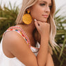 Island Escape Earrings In Marigold Image - 1