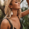 Blame It On My Heart Tassel Earrings In Ivory Image - 1