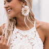 Long Beach Bombshell Earrings In Ivory Image - 1