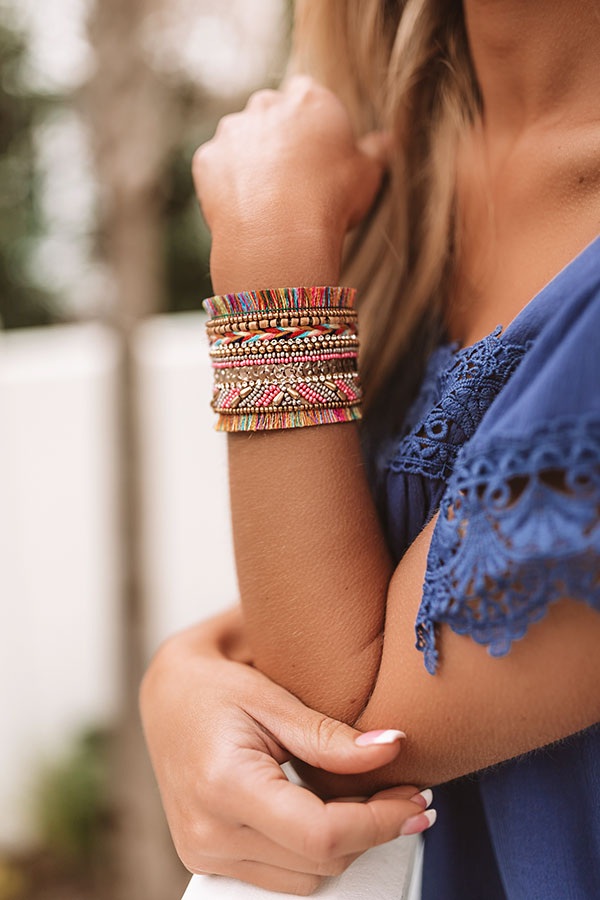 Sips in Santa Cruz Cuff Bracelet