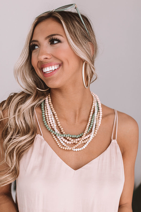 Greek Isle Getaway Layered Necklace