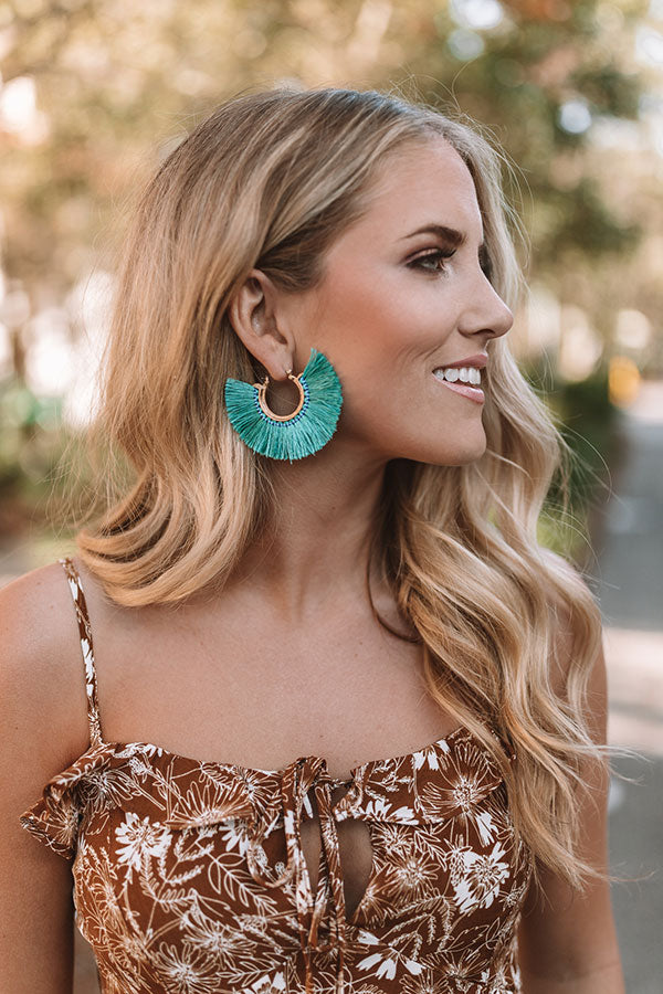 Bahamas On My Mind Earrings In Turquoise