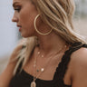 West Coast Shine Hoop Earrings Image - 1