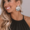 Sippin' In Style Snake Print Earrings Image - 1