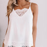 Classic Beauty Shift Tank in White Image - 1
