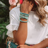 Better In L.A Bracelet Set in Turquoise Image - 1