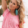 Island Vibe Earrings in Turquoise Image - 1