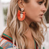 Cirque De Chic Earrings In Tangerine Image - 1
