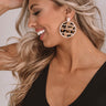 Sippin' In Style Leopard Earrings Image - 1