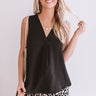 Day To Night Shift Tank in Black Image - 1