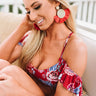Venice Beach Vacay Earrings In Red Image - 1