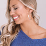 Chic In South Beach Hoop Earrings In Gold Image - 1
