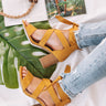 The Theo Heel In Primrose Yellow Image - 1