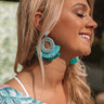 Cali Kisses Earrings In Ocean Blue Image - 1