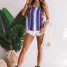 Bahama Bombshell Stripe Tank Image - 1