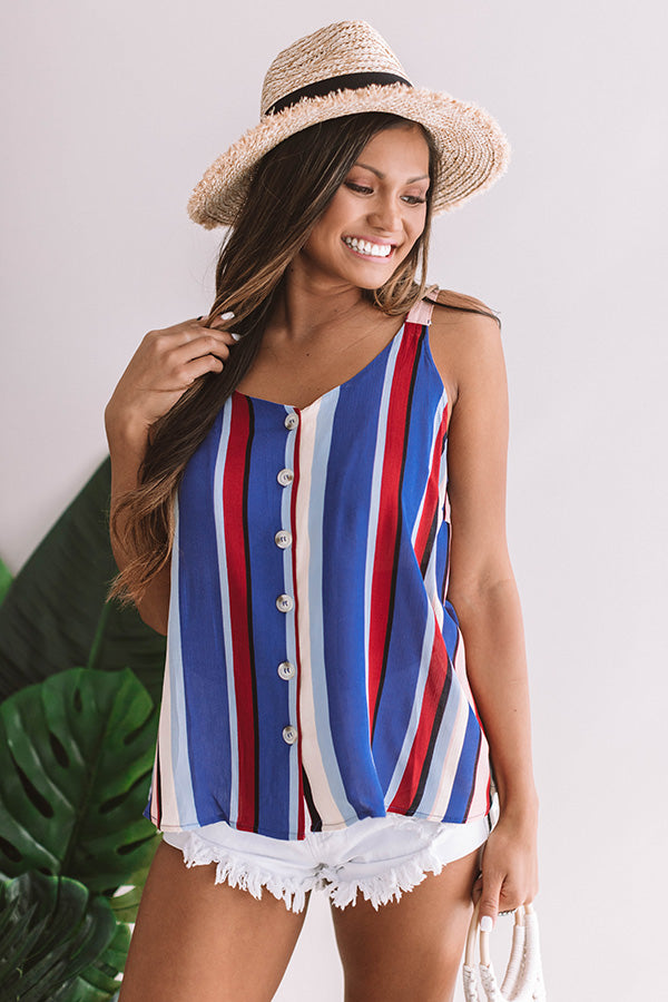 Bahama Bombshell Stripe Tank Image - 2