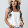 Kisses On The Coast Shift Tank In Ivory Image - 1