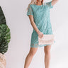 You Know You Love Me Crochet Dress In Jade Image - 1