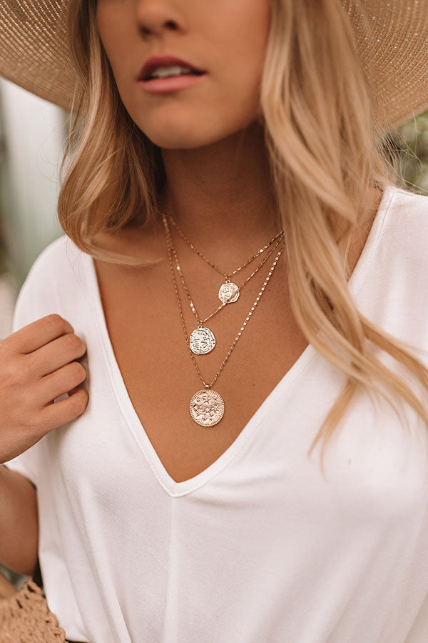 Golden Shores Layered Necklace