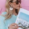 Island Divine Earrings In Ivory Image - 1