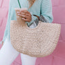 Off The Coast Woven Tote In Ivory Image - 1