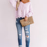 Dreamy Afternoon Chenille Sweater in Dusty Purple Image - 1