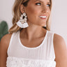 Off The Coast Earrings In White Image - 1